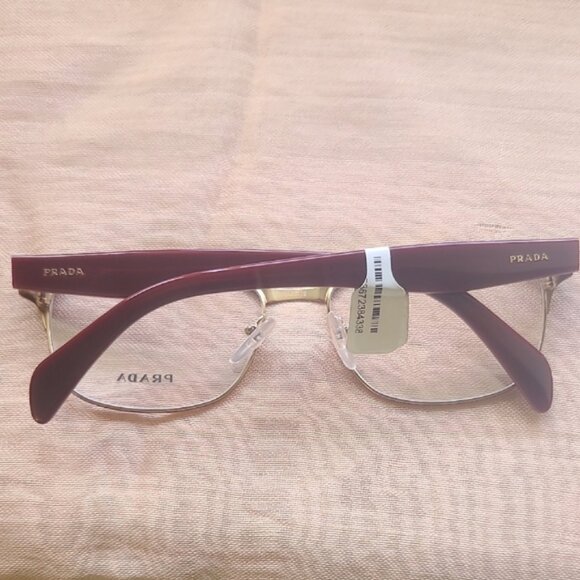 NEW & AUTHENTIC PRADA FRAMES MODEL VPR 65R , 53-16-140, COLOR UAN-101 - Picture 3 of 3